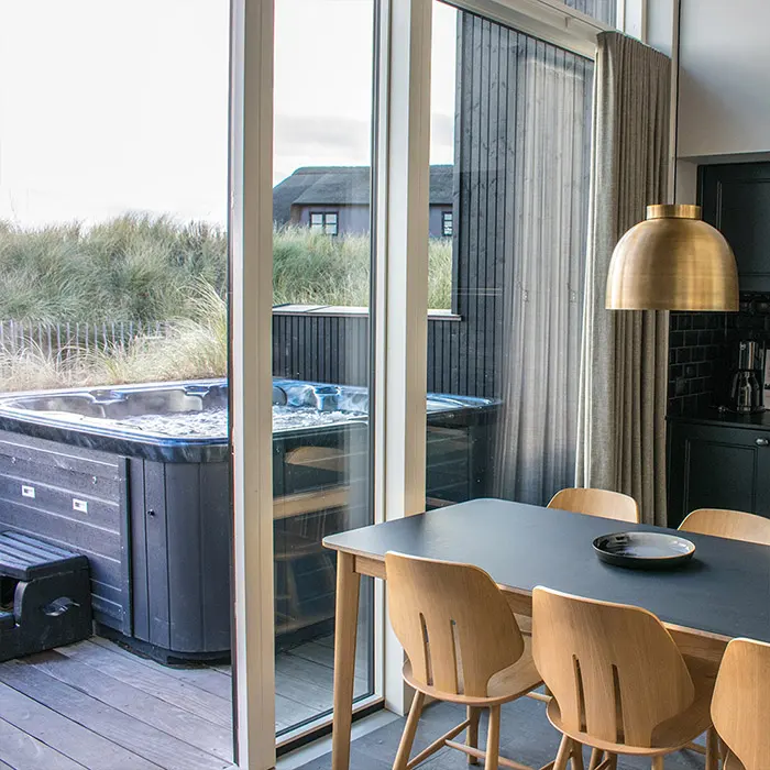 Hvidbjerg Strand feriepark villa spa fotografi.