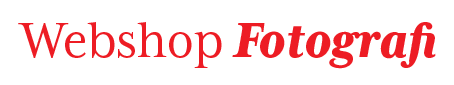 Webshop Fotografi